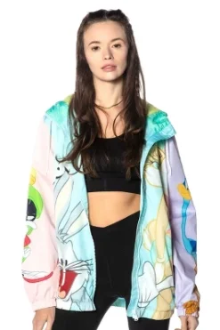Members Only Women's Looney Tunes Colorblock Windbreaker Jacket -ActiveMode Sales Store GUEST ff3d964f 68ba 4420 89c2 0fde4fd6eeba