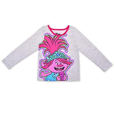 Universal Girl's Trolls Poppy Graphic Printed Long Sleeve Shirt And Jogger Pants Set For Kids 3 Universal Girl's Trolls Poppy Graphic Printed Long Sleeve Shirt And Jogger Pants Set For Kids - Image 3